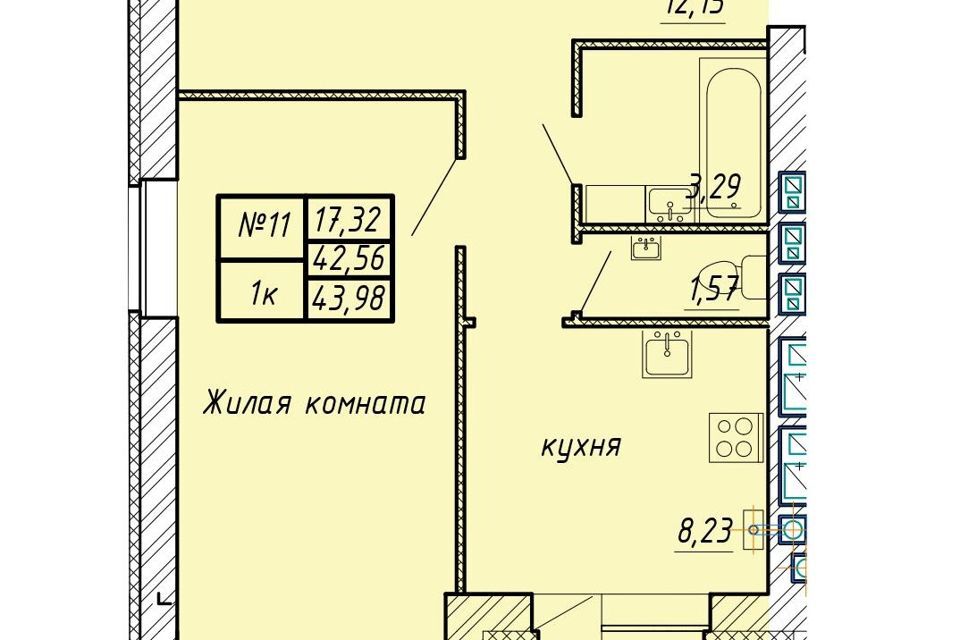 квартира р-н Лаишевский с Сокуры ул Березовая 3/1 фото 1