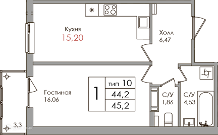 квартира р-н Всеволожский д Колтуши ул Мира 9 фото 1