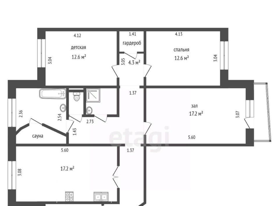 квартира г Тюмень р-н Восточный ул Мельникайте 127а фото 3