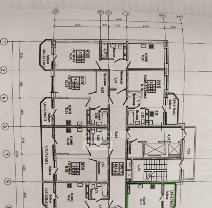 квартира г Краснодар р-н Прикубанский ул им. Героя Сарабеева В.И. 5к/5 фото 2