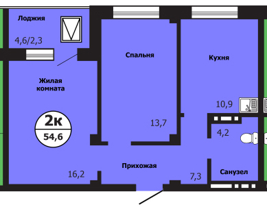 квартира г Красноярск р-н Свердловский ул Лесников фото 1