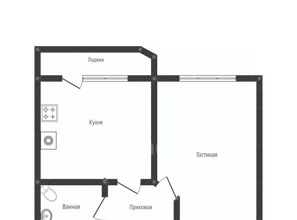 квартира г Краснодар р-н Прикубанский ул им. Григория Булгакова 7к/1 фото 1