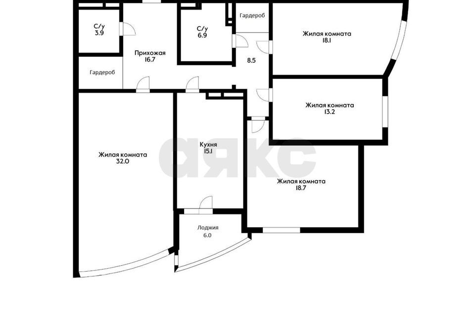 квартира г Краснодар ул Московская 57/1 муниципальное образование Краснодар фото 3