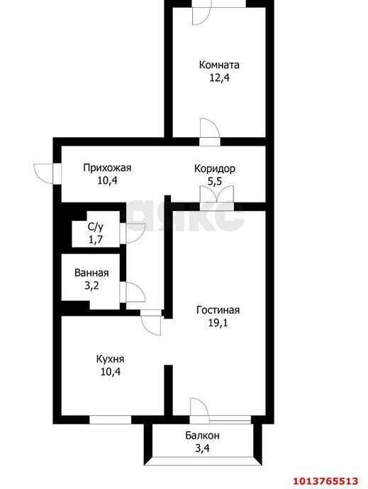 квартира г Краснодар ул им. Селезнева 122 фото 18