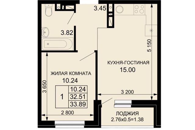 квартира дом 30/1 Краснодар городской округ, 1 к 3 / Средняя улица фото