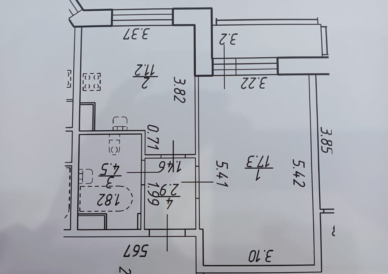 квартира г Санкт-Петербург п Парголово ул Фёдора Абрамова 21к/3 метро Парнас фото 40