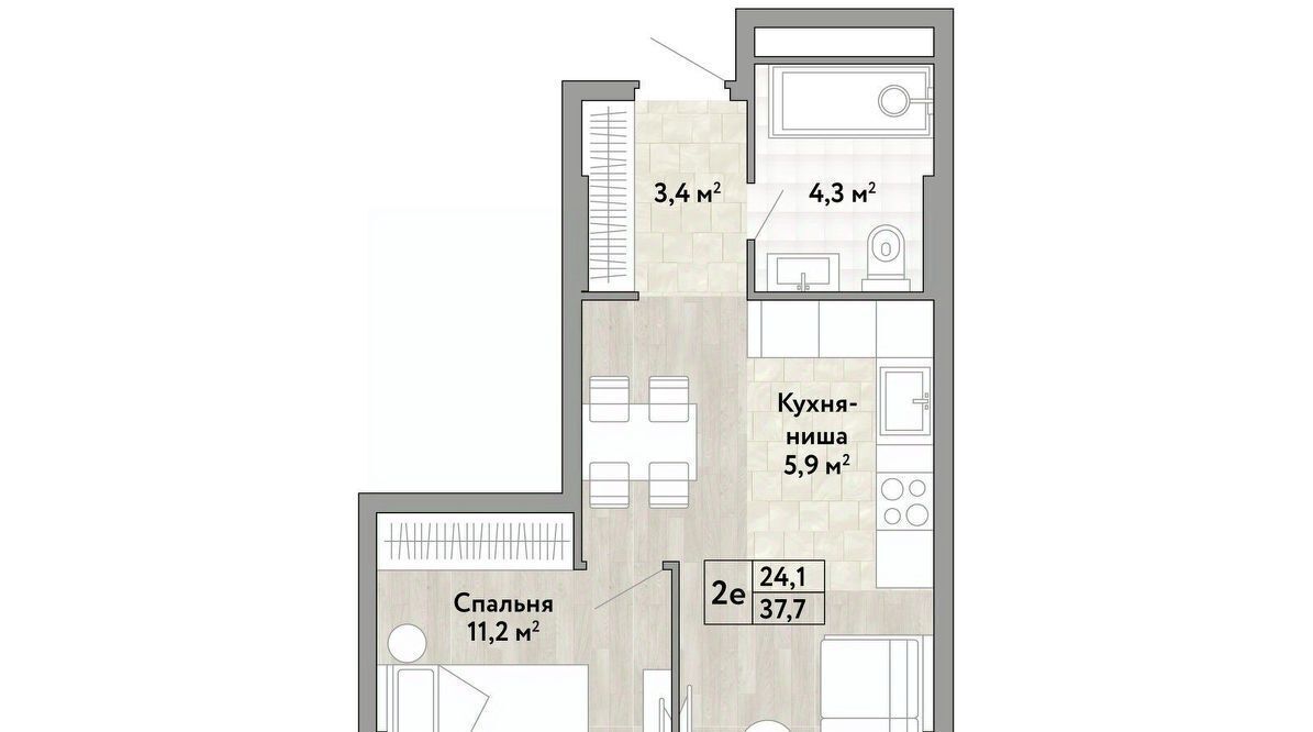 квартира г Москва метро Бунинская аллея № 174 кв-л, Новые Смыслы жилой комплекс фото 1