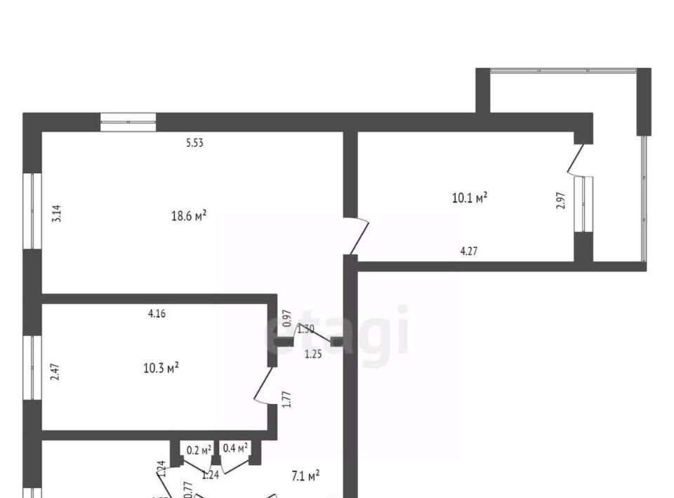 квартира р-н Кстовский г Кстово мкр 2-й 27 фото 2