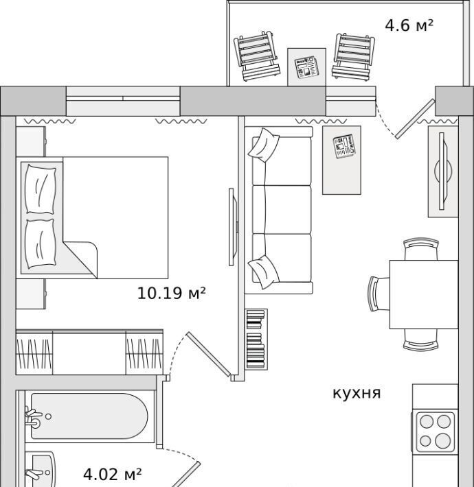 квартира р-н Всеволожский п Бугры ул Тихая 7к/4 Девяткино фото 1