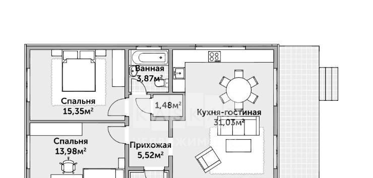 дом городской округ Раменский Ольховка Кантри Клаб кп, 50 фото 5