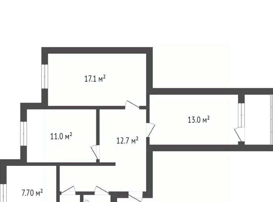 квартира г Новый Уренгой мкр Мирный 1/7 фото 2