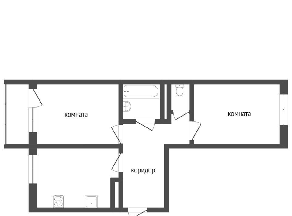 квартира г Кострома ул Шагова 213 фото 2