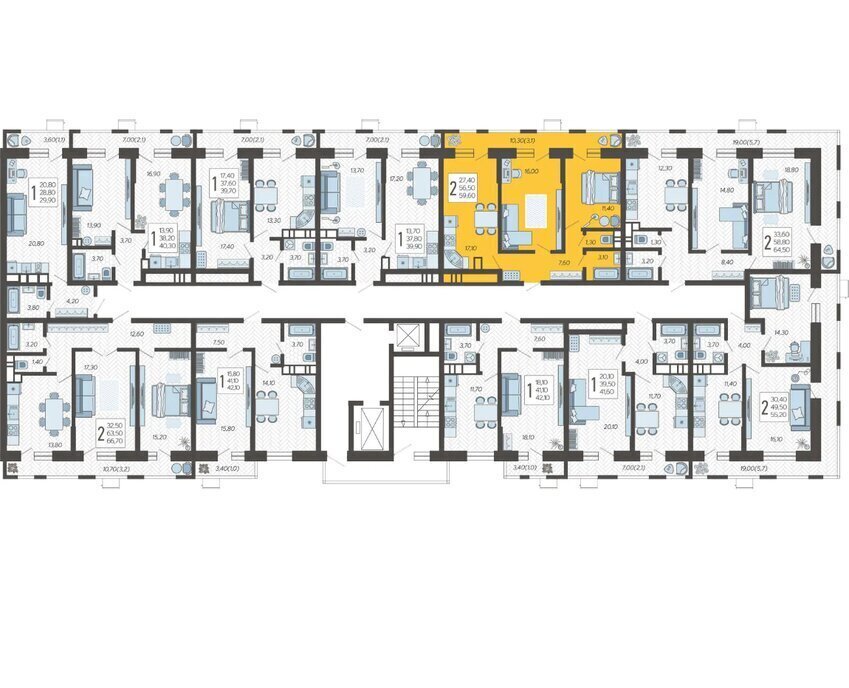 квартира г Краснодар микрорайон 9-й километр ул Ярославская 115/7 фото 2