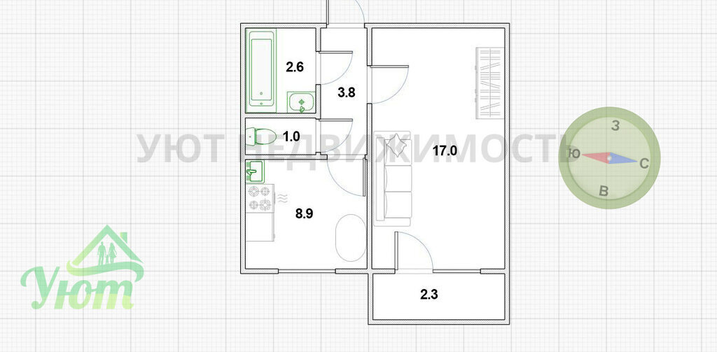 квартира городской округ Люберцы рп Малаховка ул Калинина 29/3б Красково фото 13