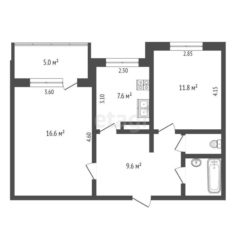 квартира г Кисловодск ул Марцинкевича 75 фото 21