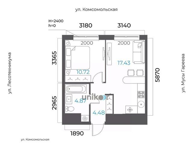 г Уфа р-н Октябрьский микрорайон Глумилино-2 8-е Небо жилой комплекс фото