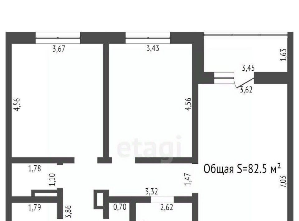 квартира г Брянск р-н Советский ул Счастливая 3 фото 2