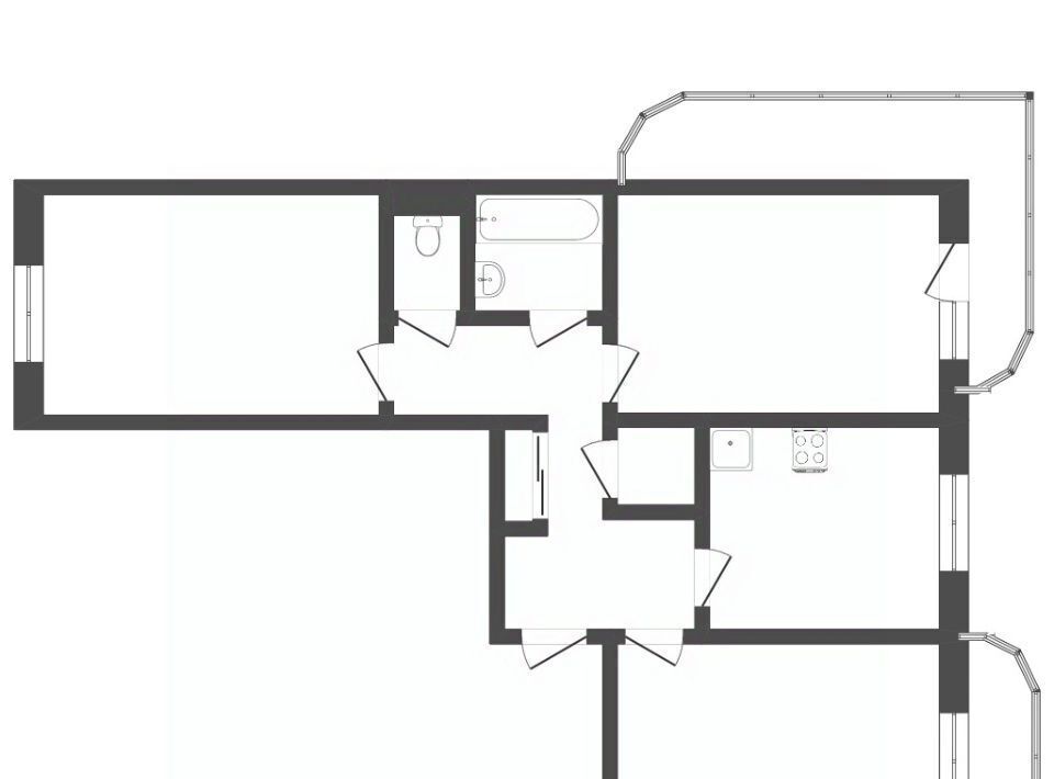 квартира г Пермь р-н Мотовилихинский ул Сигаева 12 фото 12