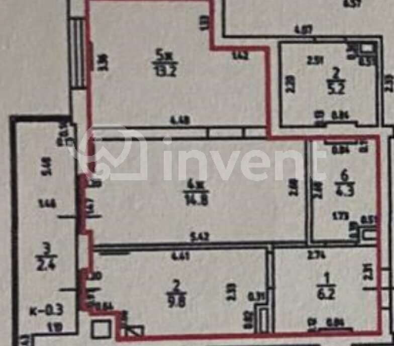 квартира г Калининград ул Космонавта Леонова 60б фото 12