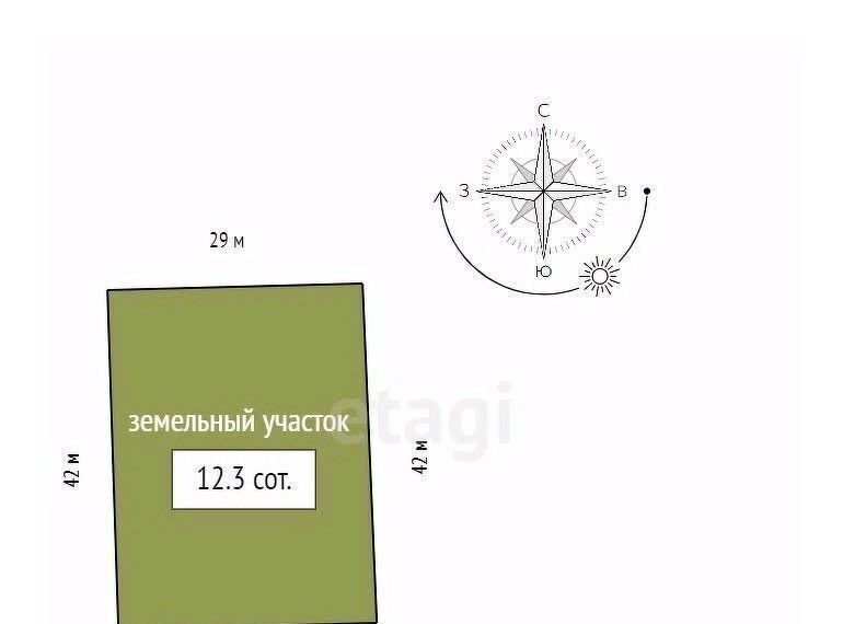 земля р-н Березовский с/с Бархатовский тер ДНТ Жемчужный ул Южная сельсовет фото 14