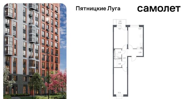 Сходня, Пятницкие Луга жилой комплекс, к 2/1, Химки городской округ, д. Юрлово фото