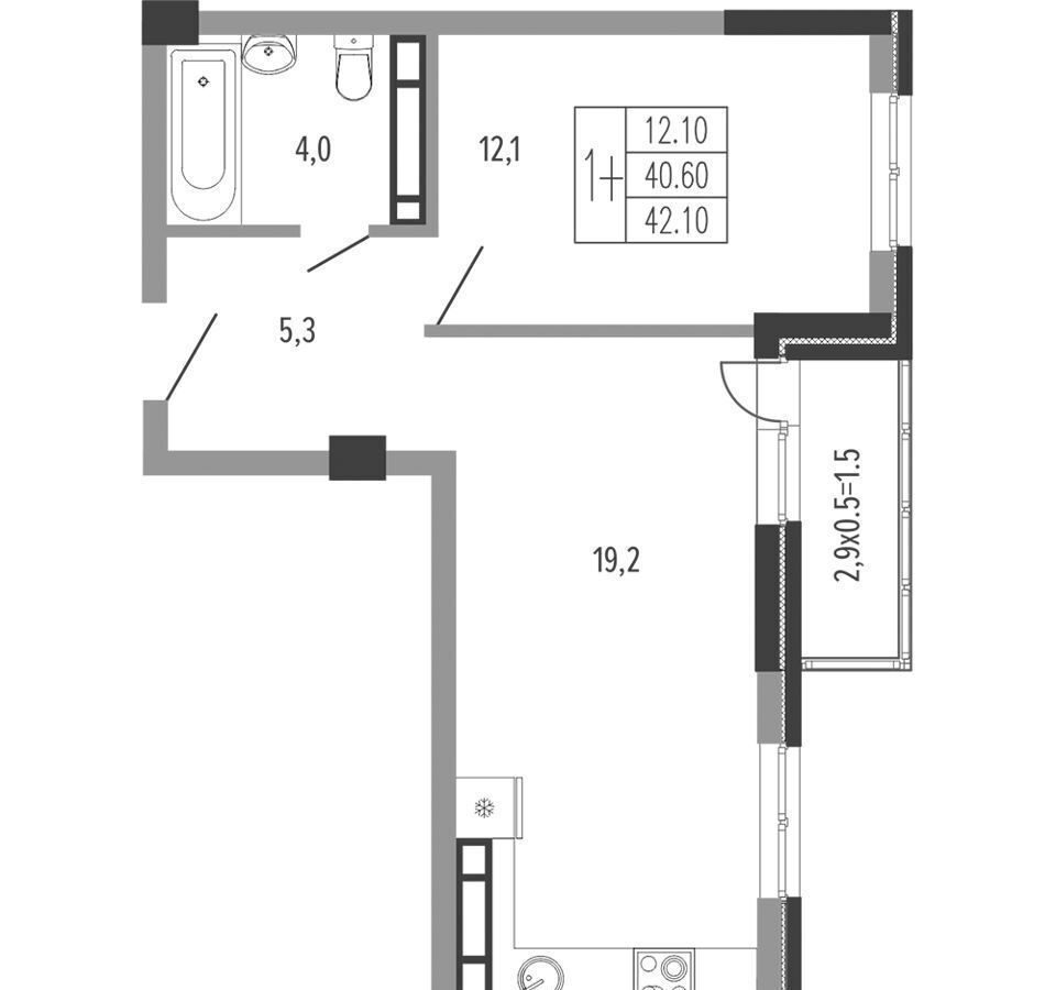 квартира г Краснодар р-н Прикубанский ул Круговая 4/1 корп. 4 фото 1