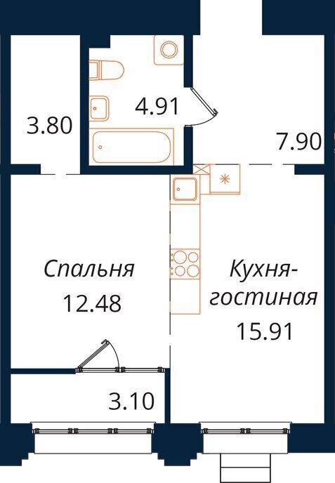 квартира г Иркутск р-н Октябрьский Нижняя Лисиха ЖК «Сибиряков» фото 1