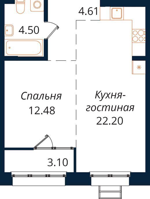 квартира г Иркутск р-н Октябрьский Нижняя Лисиха ЖК «Сибиряков» фото 1