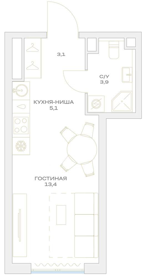 квартира г Москва п Филимонковское ул Харлампиева 32 Новомосковский, Филатов Луг фото 2