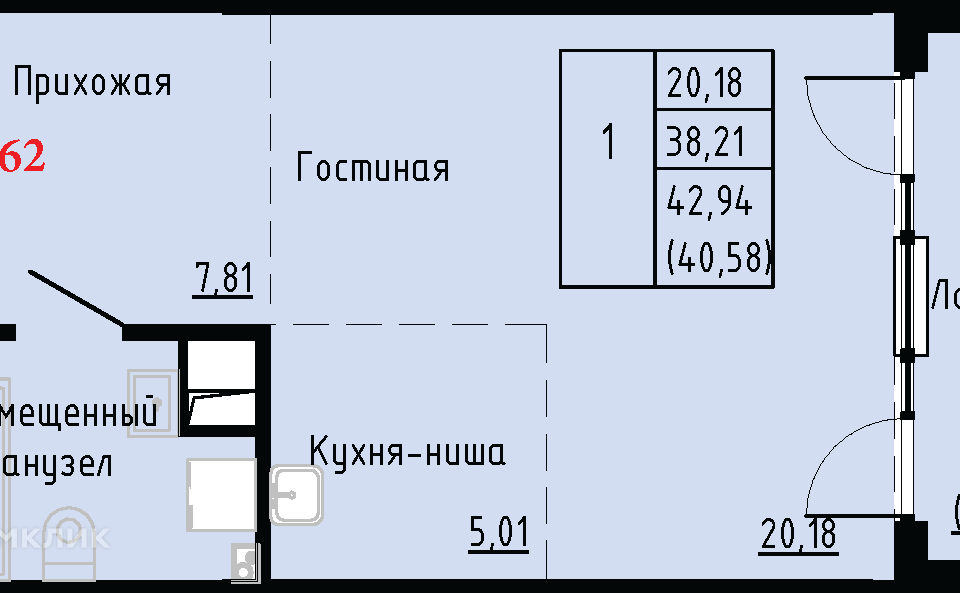 квартира г Владивосток ул Анны Щетининой 20 Владивостокский городской округ фото 1