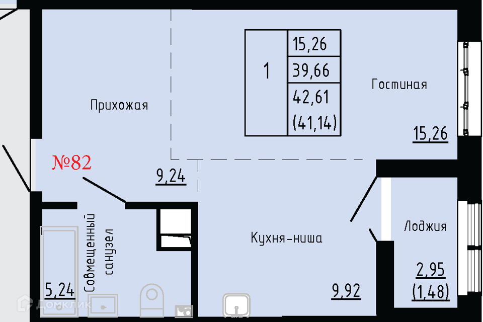 квартира г Владивосток ул Анны Щетининой 20 Владивостокский городской округ фото 1