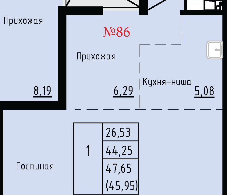 квартира г Владивосток ул Анны Щетининой 20 Владивостокский городской округ фото 1