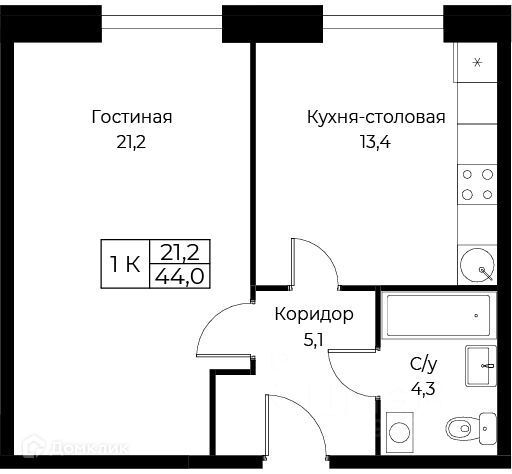 квартира г Москва ул Намёткина 10д Юго-Западный административный округ фото 1