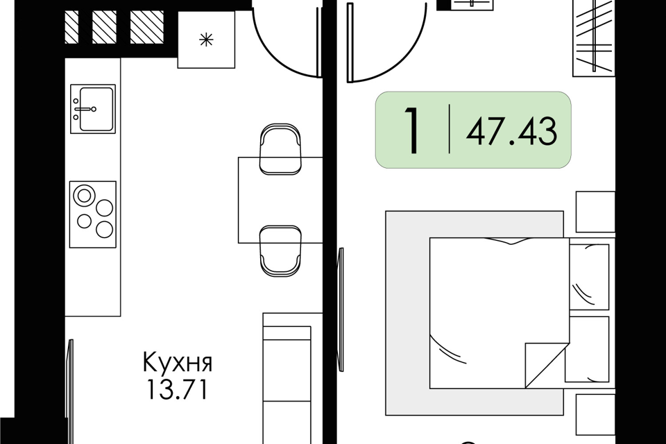 квартира г Смоленск Загорье, жилой комплекс, Смоленск городской округ фото 1