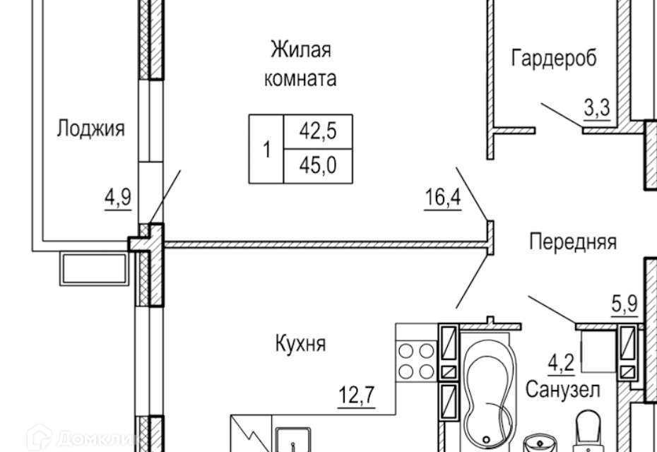 квартира г Артем Артёмовский городской округ, Строящийся жилой дом фото 1