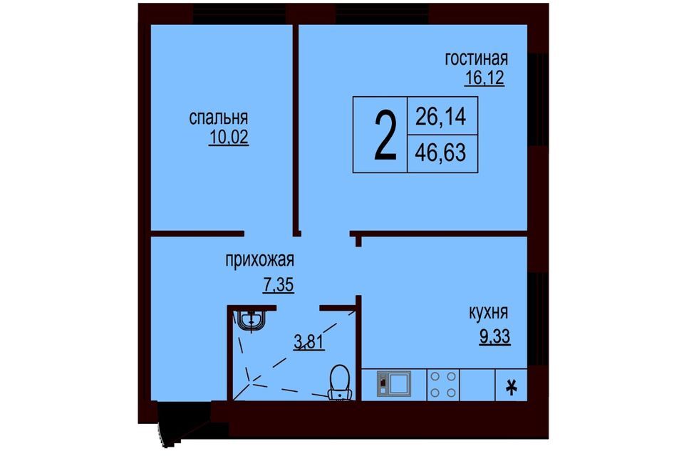 квартира р-н Красноярский пгт Новосемейкино ул Попова 10а фото 1