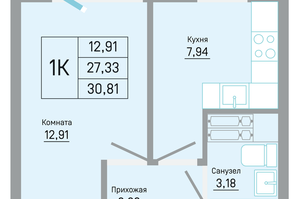 квартира г Пермь ул Автозаводская 5/1 Пермь городской округ фото 1