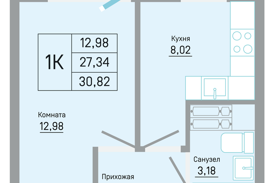 квартира г Пермь ул Автозаводская 5/1 Пермь городской округ фото 1