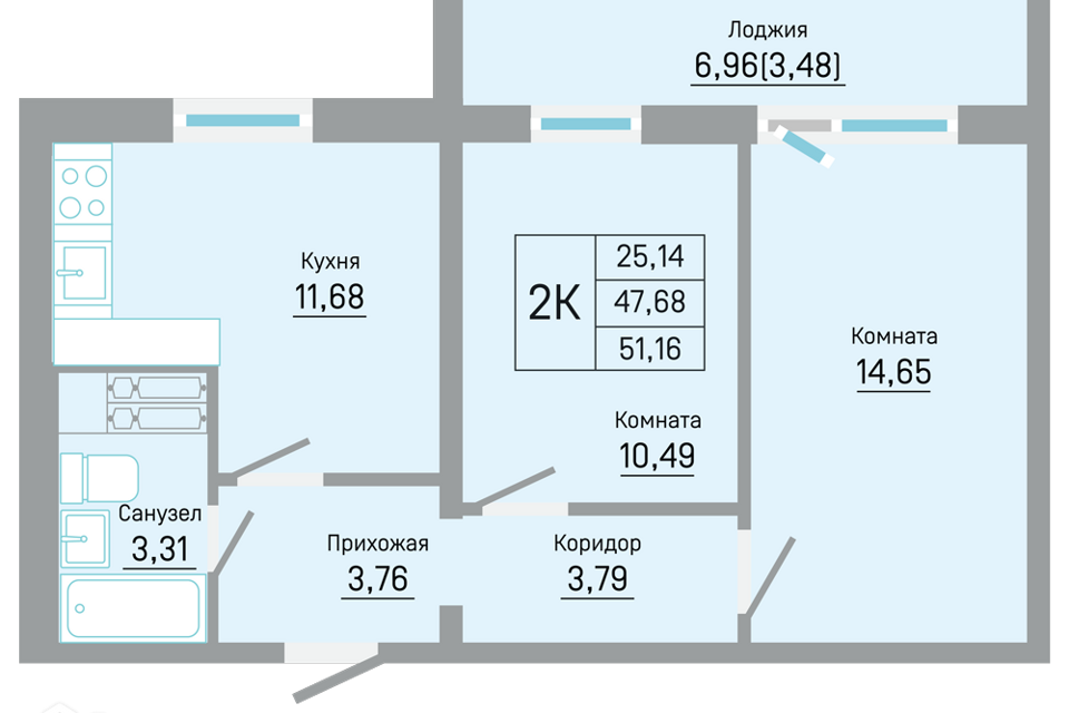 квартира г Пермь ул Автозаводская 5/1 Пермь городской округ фото 1