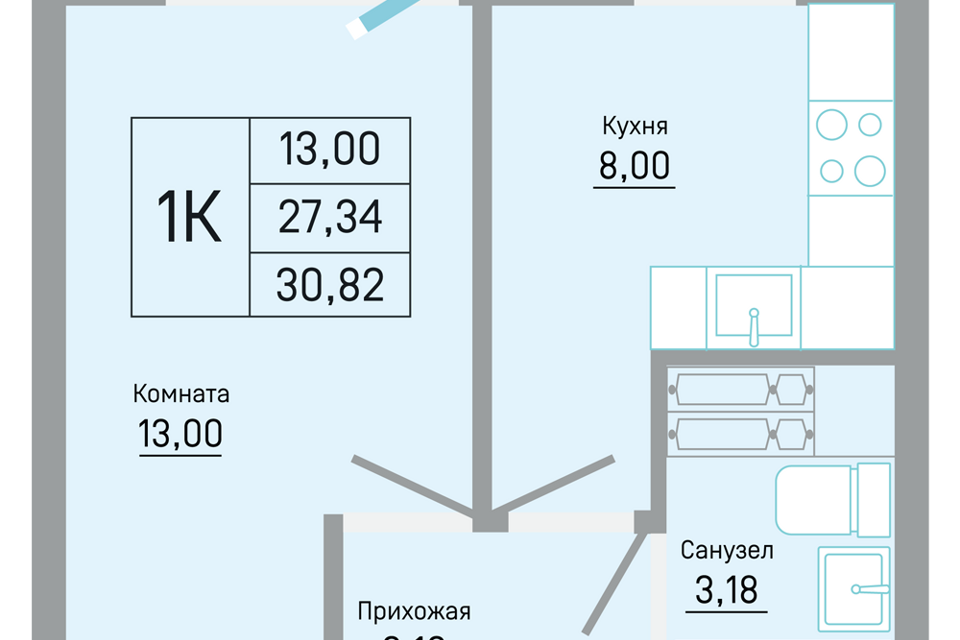 квартира г Пермь ул Автозаводская 5/1 Пермь городской округ фото 1