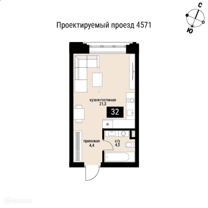 квартира г Москва проезд Шмитовский 40 Центральный административный округ фото 1