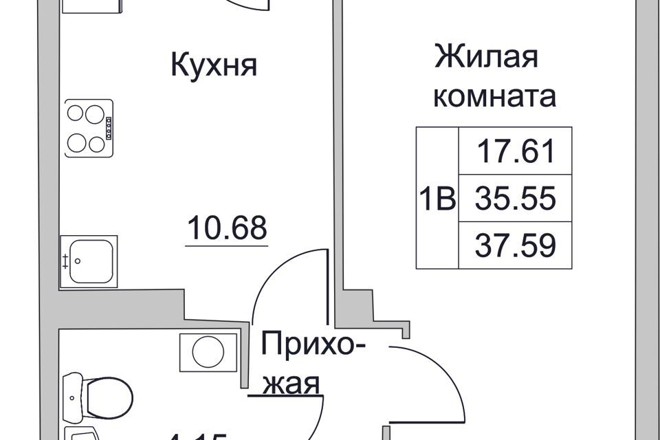 квартира р-н Псковский д Борисовичи фото 1