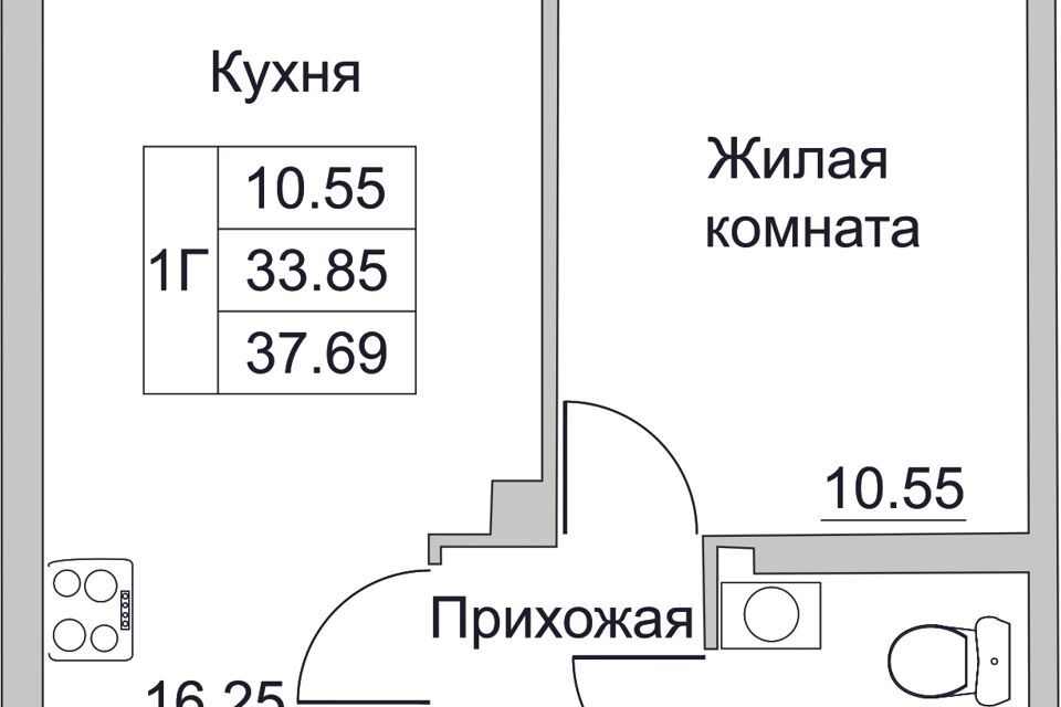 квартира р-н Псковский д Борисовичи фото 1