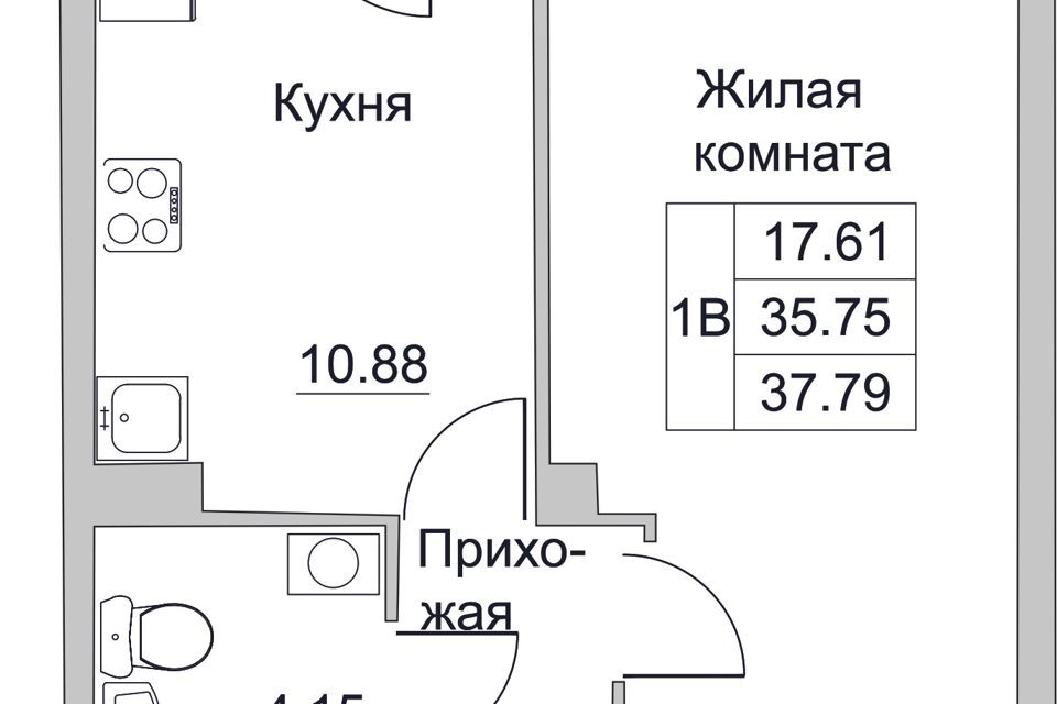 квартира р-н Псковский д Борисовичи фото 1