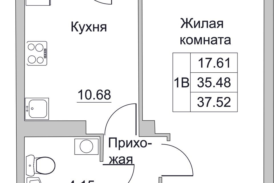 квартира р-н Псковский д Борисовичи фото 1