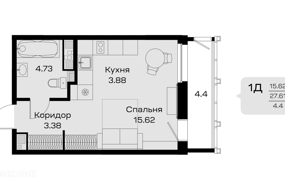 квартира г Сургут ул Семена Билецкого 7/3 Сургут городской округ фото 1