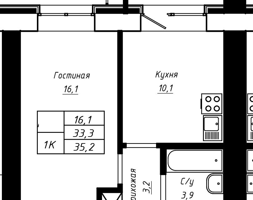 квартира г Барнаул ул Сухэ-Батора 39 муниципальное образование Барнаул фото 1