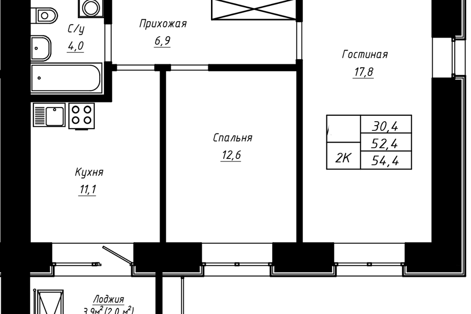 квартира г Барнаул ул Сухэ-Батора 39 муниципальное образование Барнаул фото 1