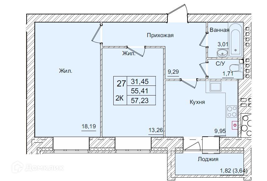 квартира г Калуга проезд 3-й Академический 10 городской округ Калуга фото 1