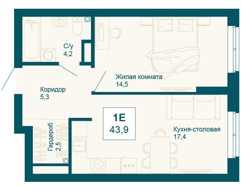 квартира г Екатеринбург ул 8 Марта 197г Екатеринбург городской округ фото 1